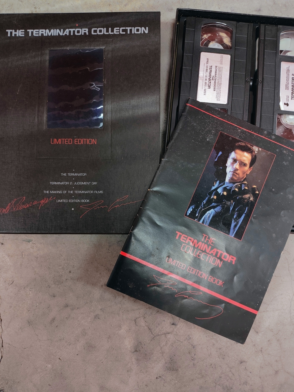 Limited Edition Book & VHS Set - Black